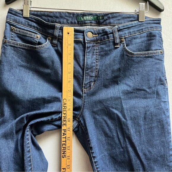 Lauren Ralph Lauren Modern Straight Curvy denim jeans Sz 12 - Picture 10 of 14